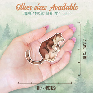Tree kangaroo sticker, Waterproof vinyl decal, Kangaroo sticker - SoulFamiliar