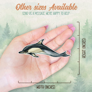 Dolphin sticker, Waterproof vinyl decal, Animal lover gifts - SoulFamiliar