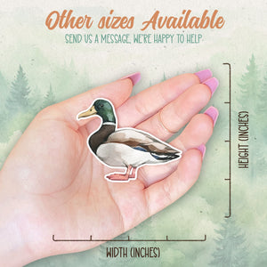 Duck sticker, Waterproof vinyl decal, Animal lover gifts - SoulFamiliar