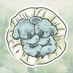 Koala sticker, Waterproof vinyl decal, Animal lover gifts - SoulFamiliar