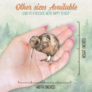 Kiwi sticker, Waterproof vinyl decal, Bird Sticker - SoulFamiliar