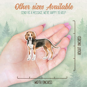 Hamilton Hound sticker, Waterproof vinyl decal, Dog sticker - SoulFamiliar