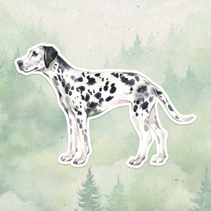 Dalmation sticker, Waterproof vinyl decal, Dog sticker - SoulFamiliar