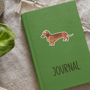 Dachshund sticker, Waterproof vinyl decal, Dog sticker - SoulFamiliar