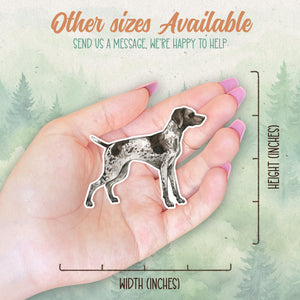 Shorthaired Pointer sticker, Waterproof vinyl decal, Dog sticker - SoulFamiliar
