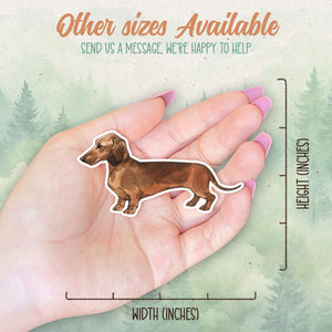 Dachshund sticker, Waterproof vinyl decal, Dog sticker - SoulFamiliar