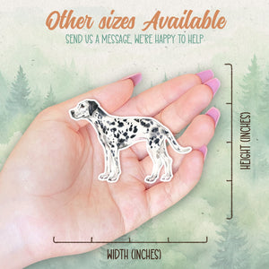 Dalmation sticker, Waterproof vinyl decal, Dog sticker - SoulFamiliar