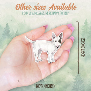 Bull Terrier sticker, Waterproof vinyl decal, Dog sticker - SoulFamiliar