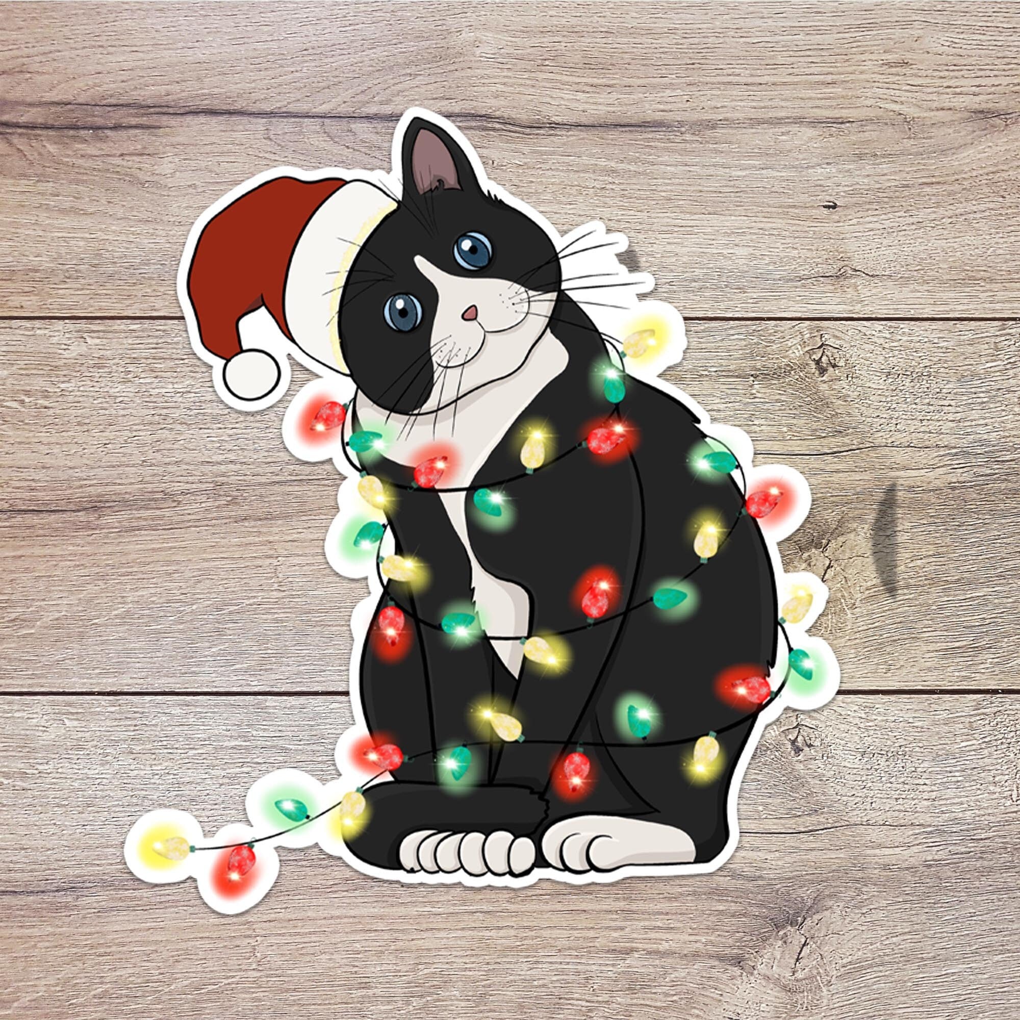 Cat sticker, Waterproof vinyl decal, Animal lover gifts - SoulFamiliar