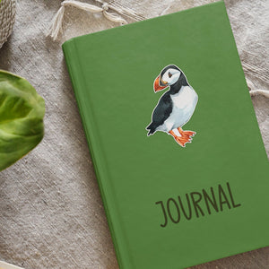 Puffin sticker, Waterproof vinyl decal, Bird sticker - SoulFamiliar