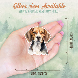 Beagle sticker, Waterproof vinyl decal, Dog sticker - SoulFamiliar