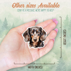 Dachshund sticker, Waterproof vinyl decal, Dog sticker - SoulFamiliar