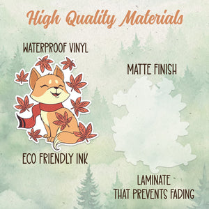 Fox sticker, Waterproof vinyl decal, Animal lover gifts - SoulFamiliar