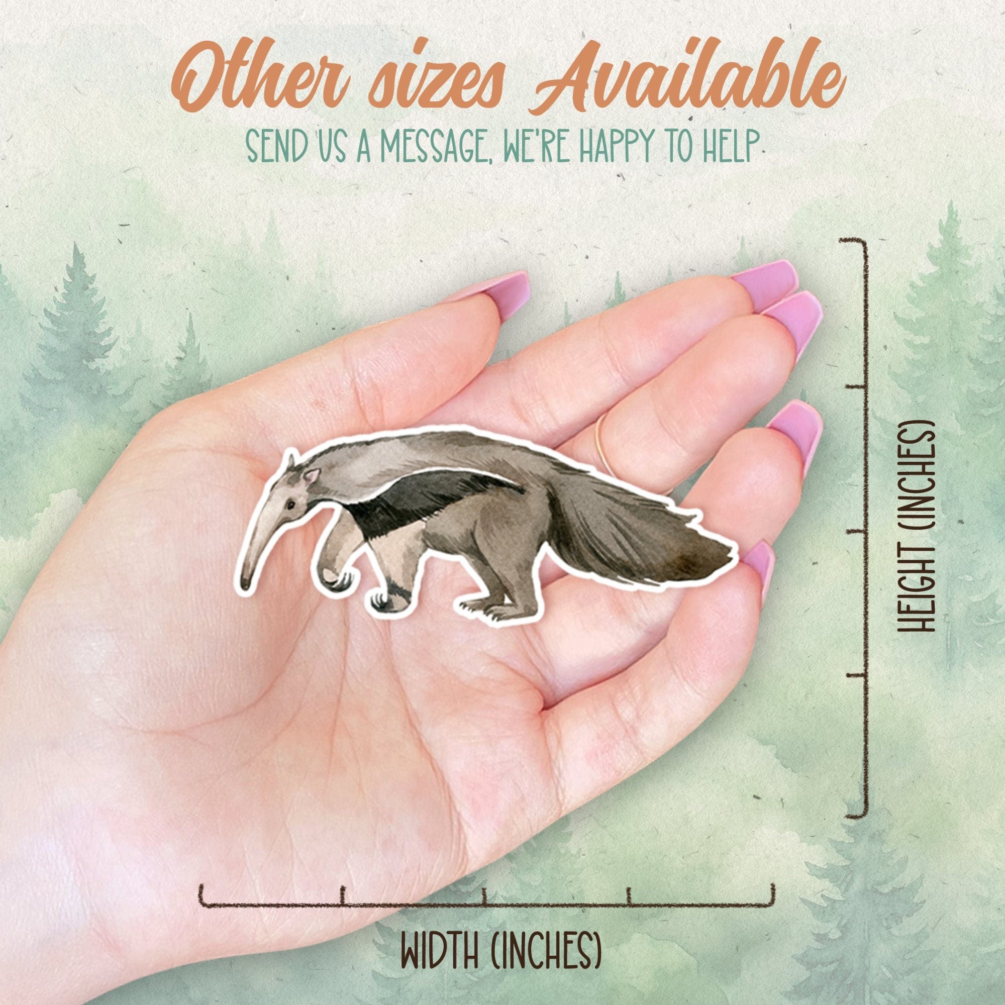 Anteater sticker - SoulFamiliar