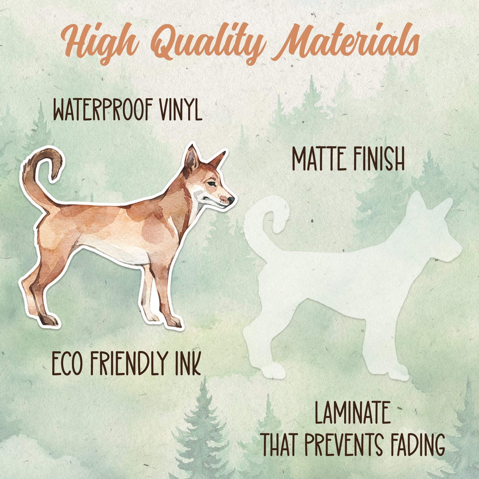 Dingo sticker, Waterproof vinyl decal, Animal lover gifts - SoulFamiliar