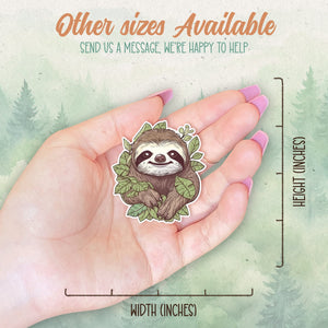 Sloth sticker, Waterproof vinyl decal, Animal lover gifts - SoulFamiliar