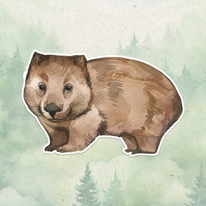 Wombat sticker, Waterproof vinyl decal, Animal lover gifts - SoulFamiliar