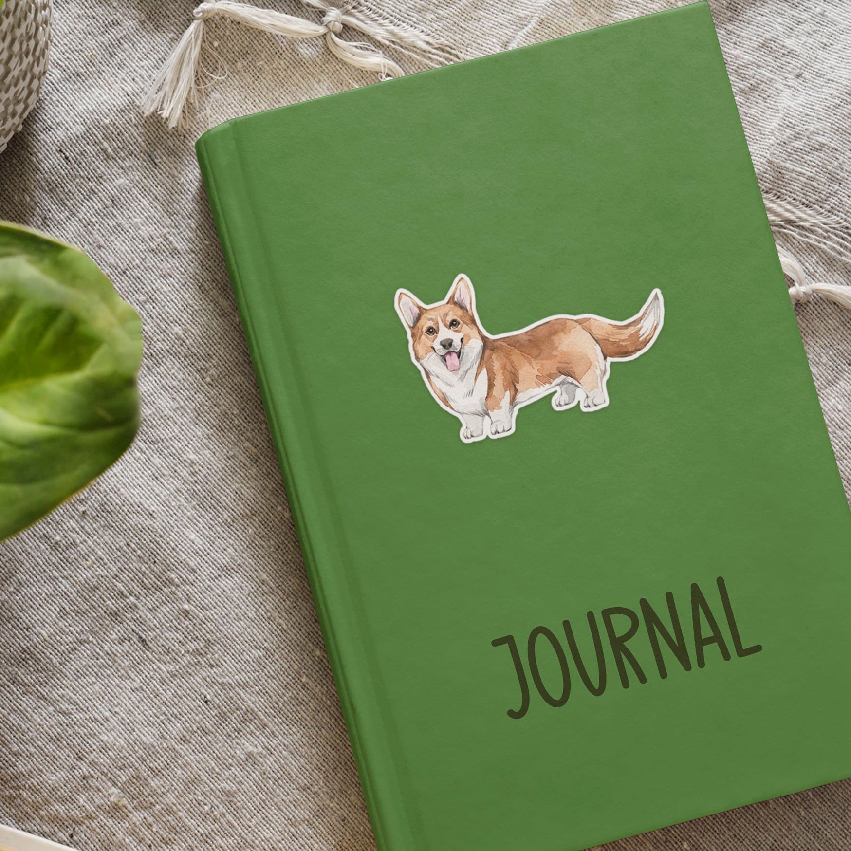 Corgi sticker, Waterproof vinyl decal, Dog sticker - SoulFamiliar
