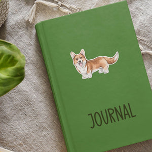 Corgi sticker, Waterproof vinyl decal, Dog sticker - SoulFamiliar