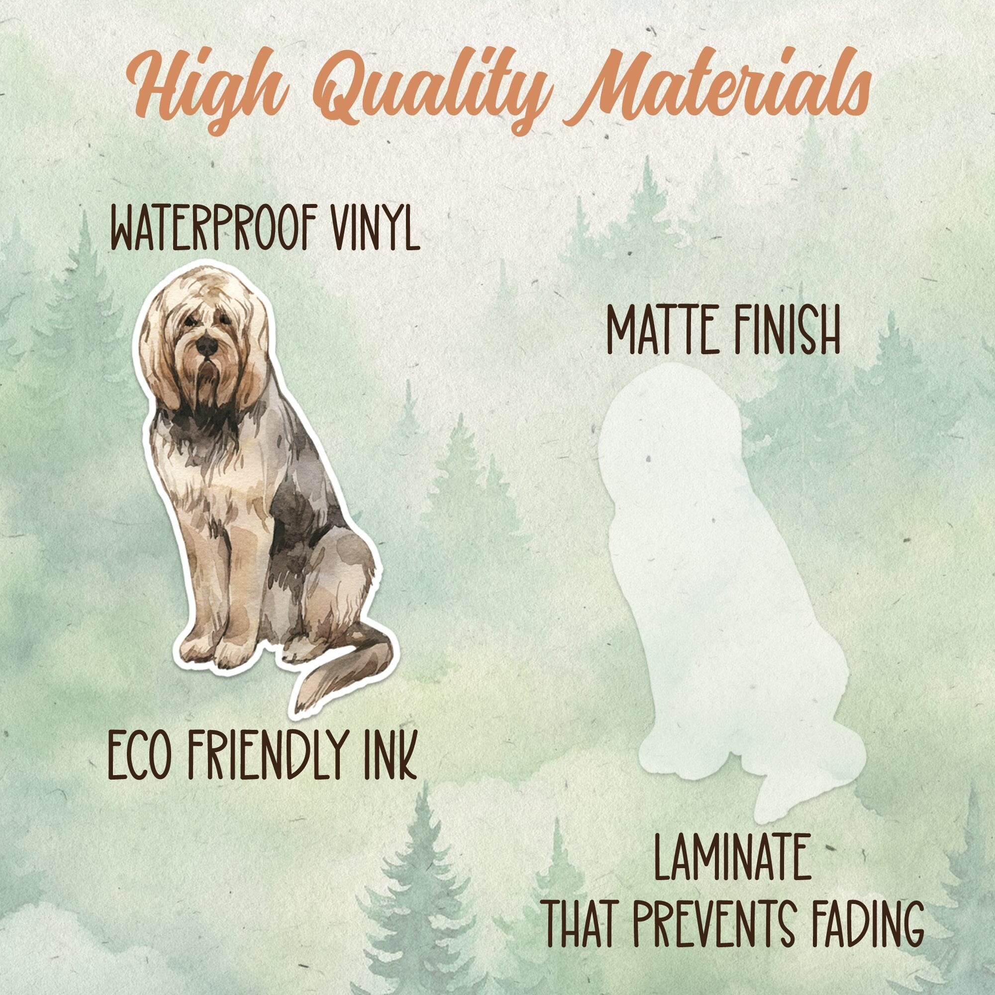 Otterhound sticker, Waterproof vinyl decal, Dog sticker - SoulFamiliar