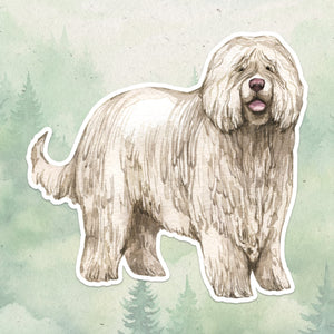 Komondor sticker, Waterproof vinyl decal, Dog sticker - SoulFamiliar