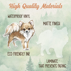 Chihuahua sticker, Waterproof vinyl decal, Dog sticker - SoulFamiliar