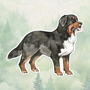 Bernese Mountain sticker, Waterproof vinyl decal, Dog sticker - SoulFamiliar