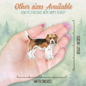 Beagle sticker, Waterproof vinyl decal, Dog sticker - SoulFamiliar